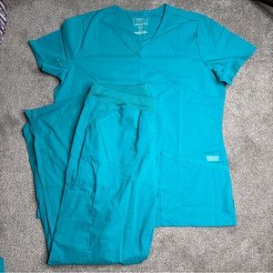 Cherokee Turquoise Scrub Set